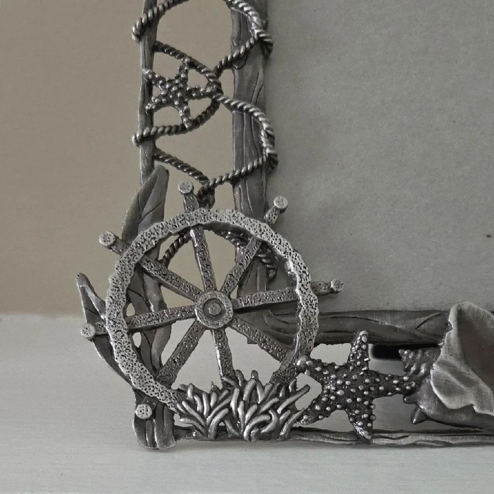 Nautical Silver Photo Frame - Picture 2 of 11